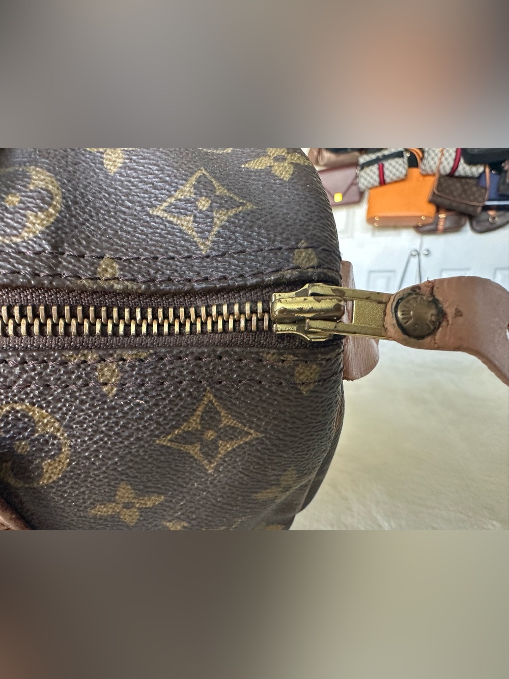 Louis Vuitton Brown Monogram Speedy 30 Handbag - Picture 6 of 16